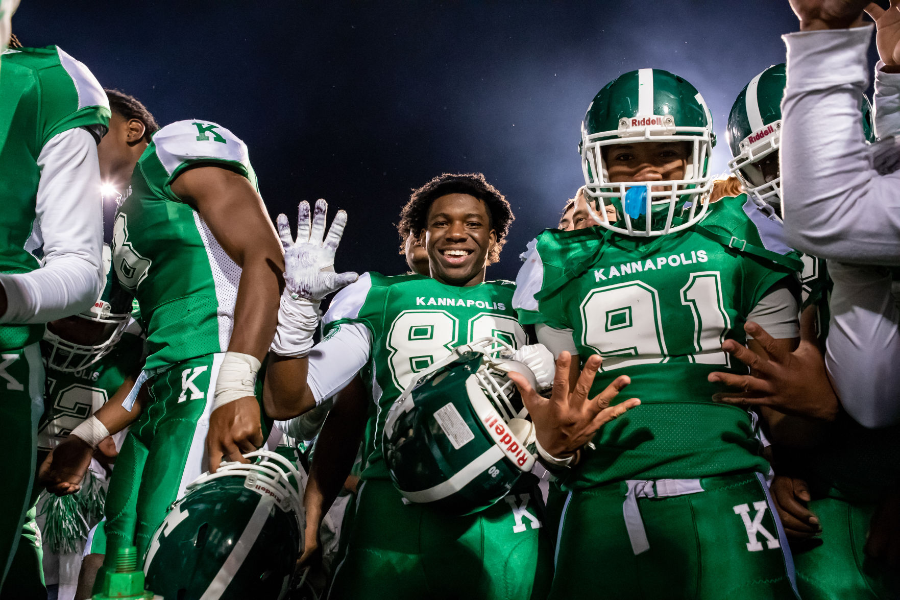 the annual Battle of the Bell high school football game